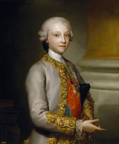 Anton Raphael Mengs Portrait of the Infante Gabriel of Spain Sweden oil painting art